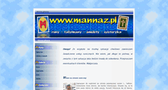 Desktop Screenshot of mannaz.pl